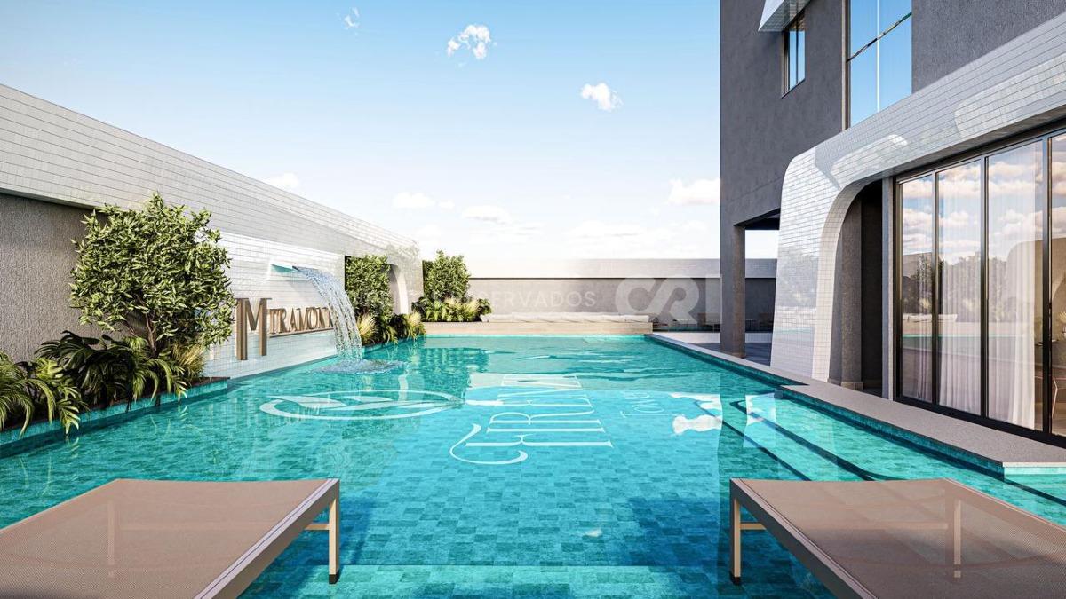 Flat com 1 suíte no Firenze Tower em Balneário Perequê, Porto Belo