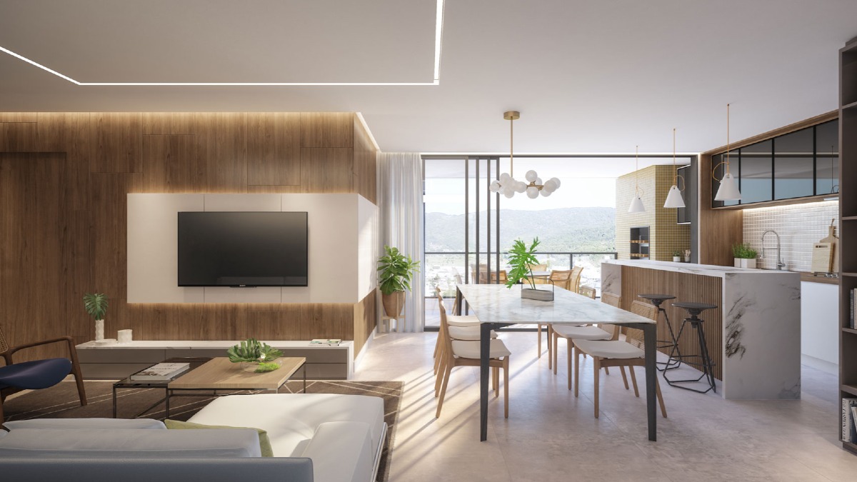 Apartamento com 3 suítes no Home Club em Balneário Perequê, Porto Belo