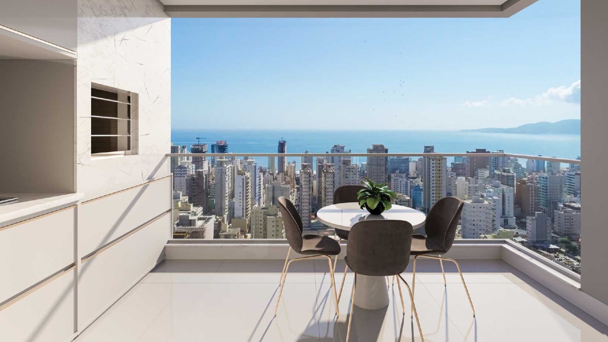 Apartamento com 2 Suítes no Green Ville Home Club na Meia Praia em Itapema