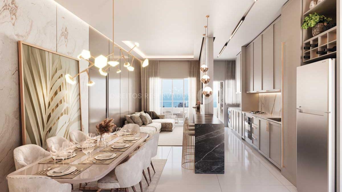 Apartamento com 2 Suítes no Green Ville Home Club na Meia Praia em Itapema