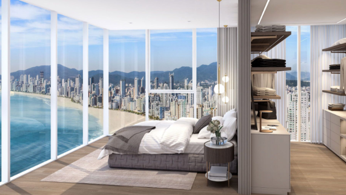 Apartamento com 4 suítes no Edifício Imperium Tower no Centro de Balneário Camboriú