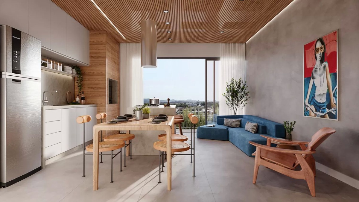 Duplex com 1 Suíte e Piscina no Edifício Vértice no Vivapark em Porto Belo 