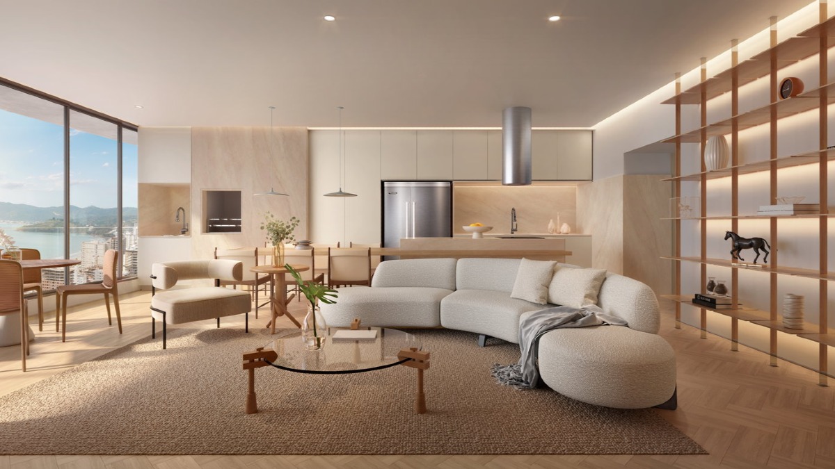 Apartamento com 3 Suítes no Lagom Perequê em Porto Belo com 113m²