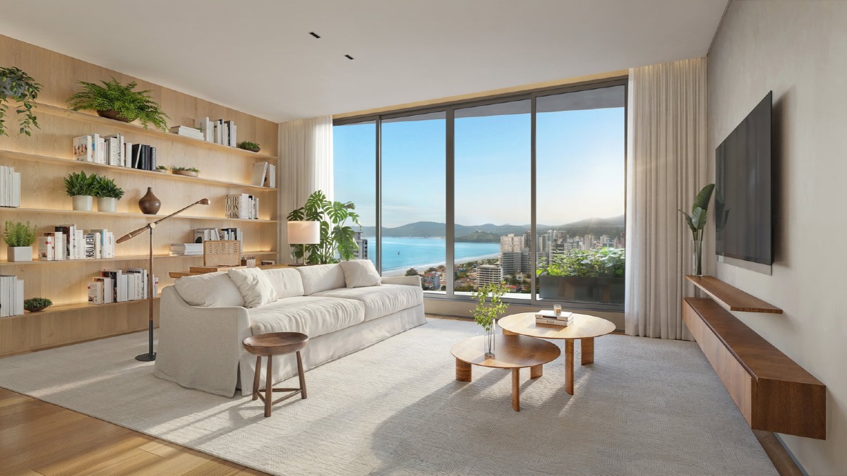 Apartamento com 2 Suítes no Lagom Perequê em Porto Belo com 74m²