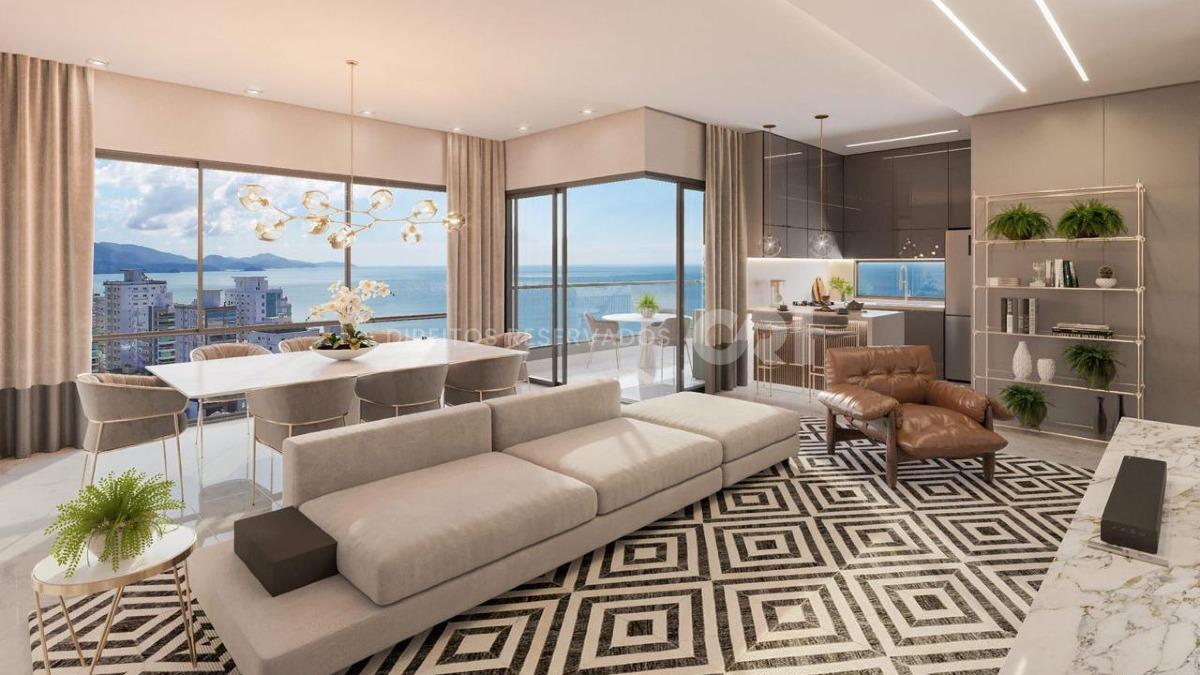 Apartamento com 3 suítes no Edifício Pier Monte Carlo em Balneário Perequê, Porto Belo