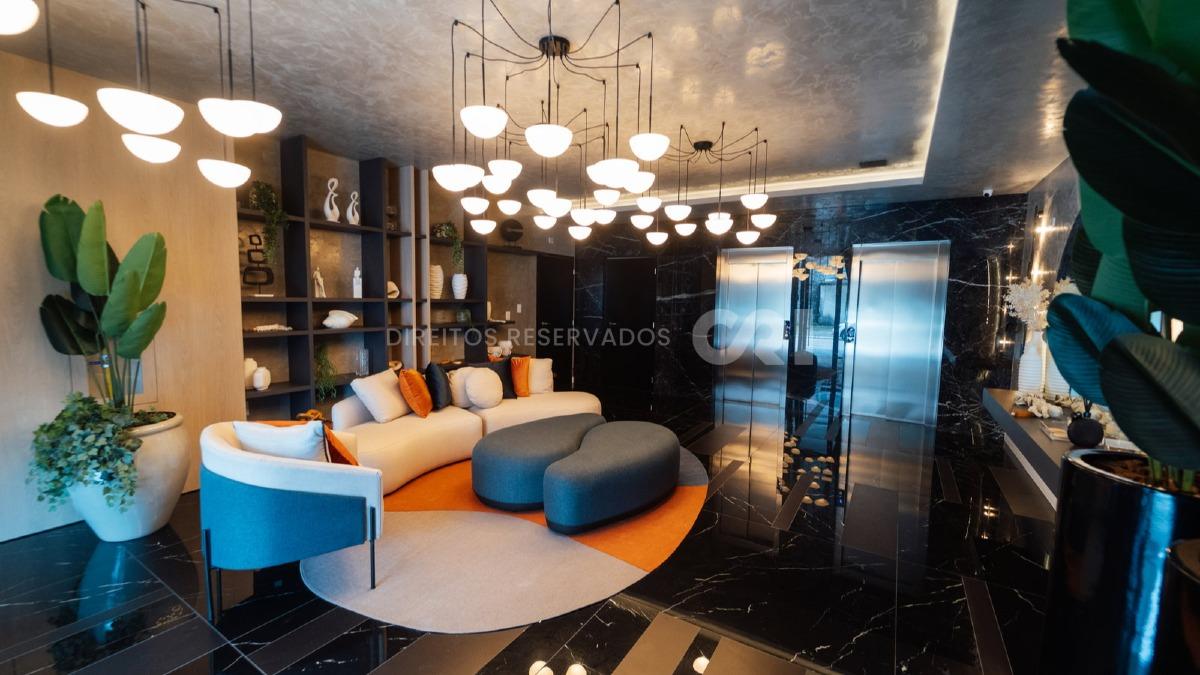Apartamento com 202m² com 4 suítes quadra mar no Acqua Blue na Meia Praia em Itapema