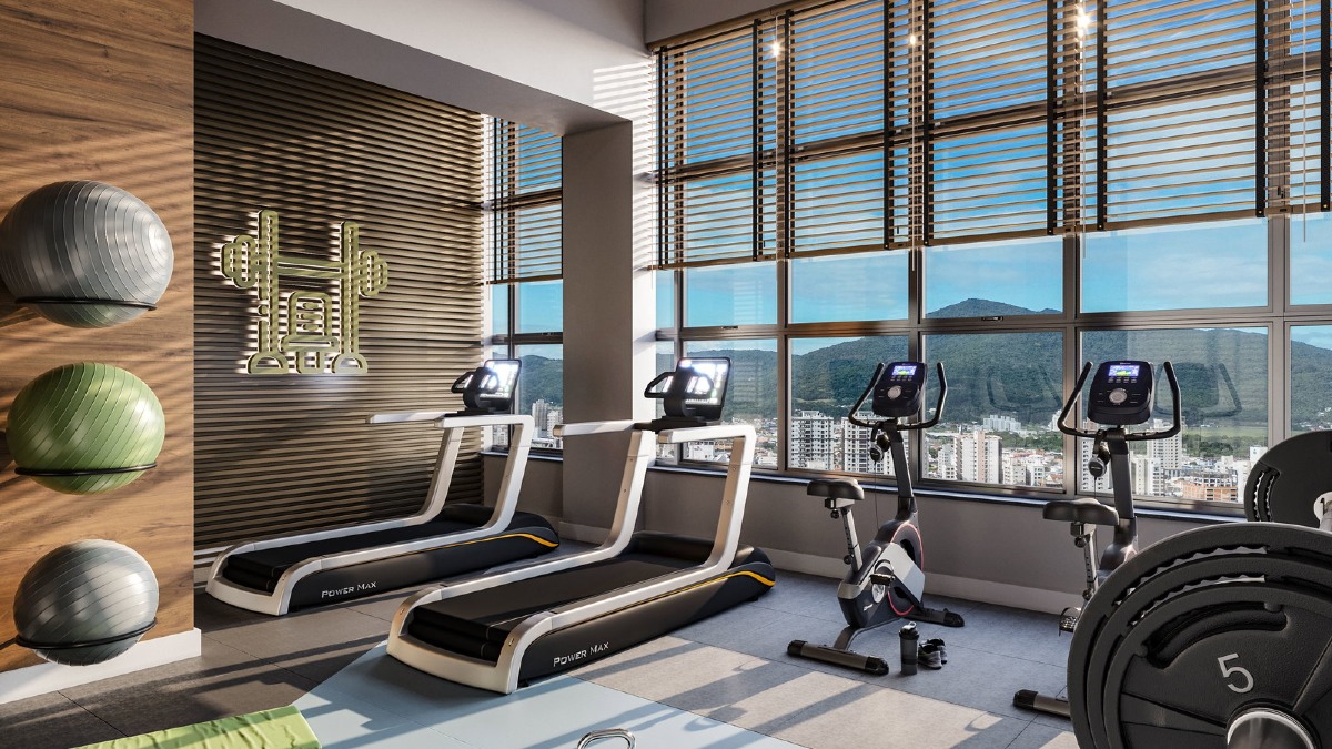 Apartamento no edifício Summit Tower com 4 suítes na Meia Praia em Itapema
