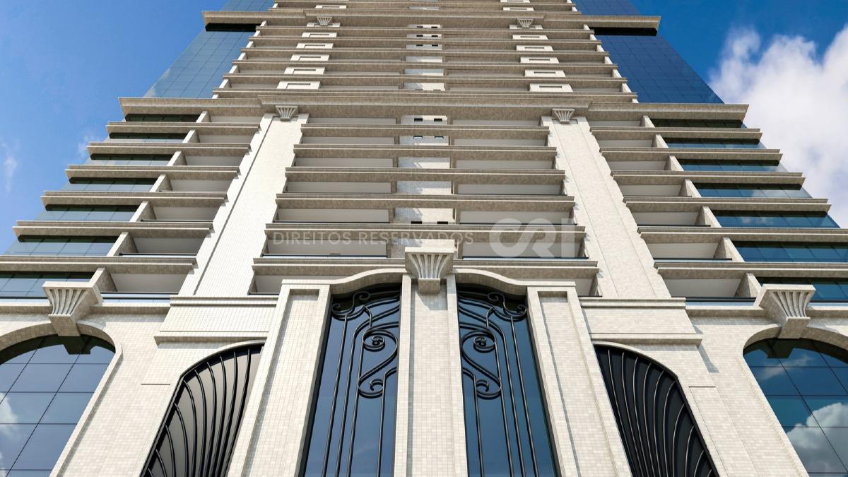 Apartamento com 4 suítes no Number One Tower Frente Mar no Centro em Itapema