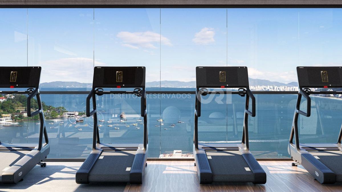 Apartamento com 4 suítes no Number One Tower Frente Mar no Centro em Itapema