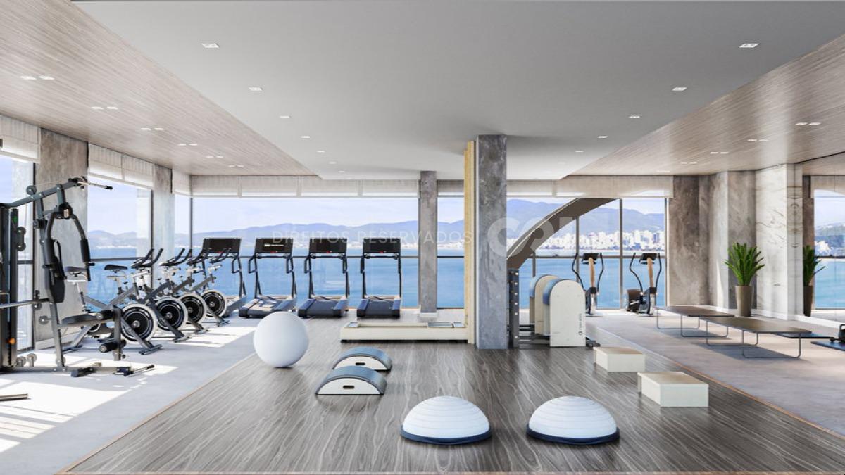 Apartamento com 4 suítes no Number One Tower Frente Mar no Centro em Itapema