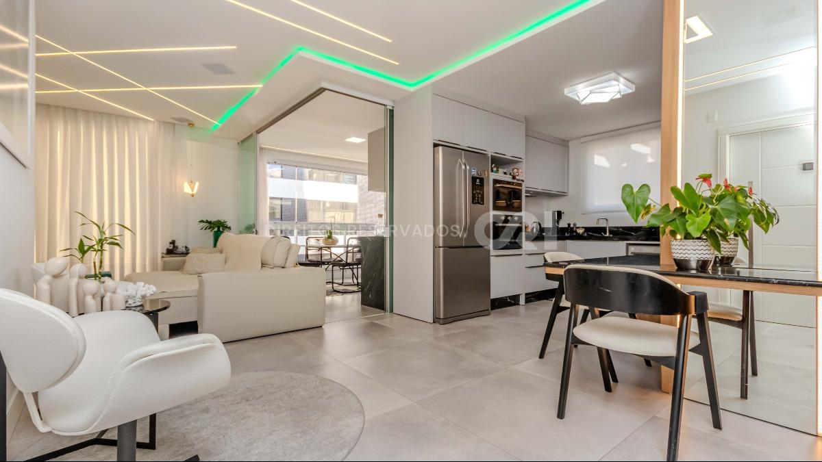 Apartamento com 3 suítes no Sole Del Mare Residenziale na Meia Praia, Itapema