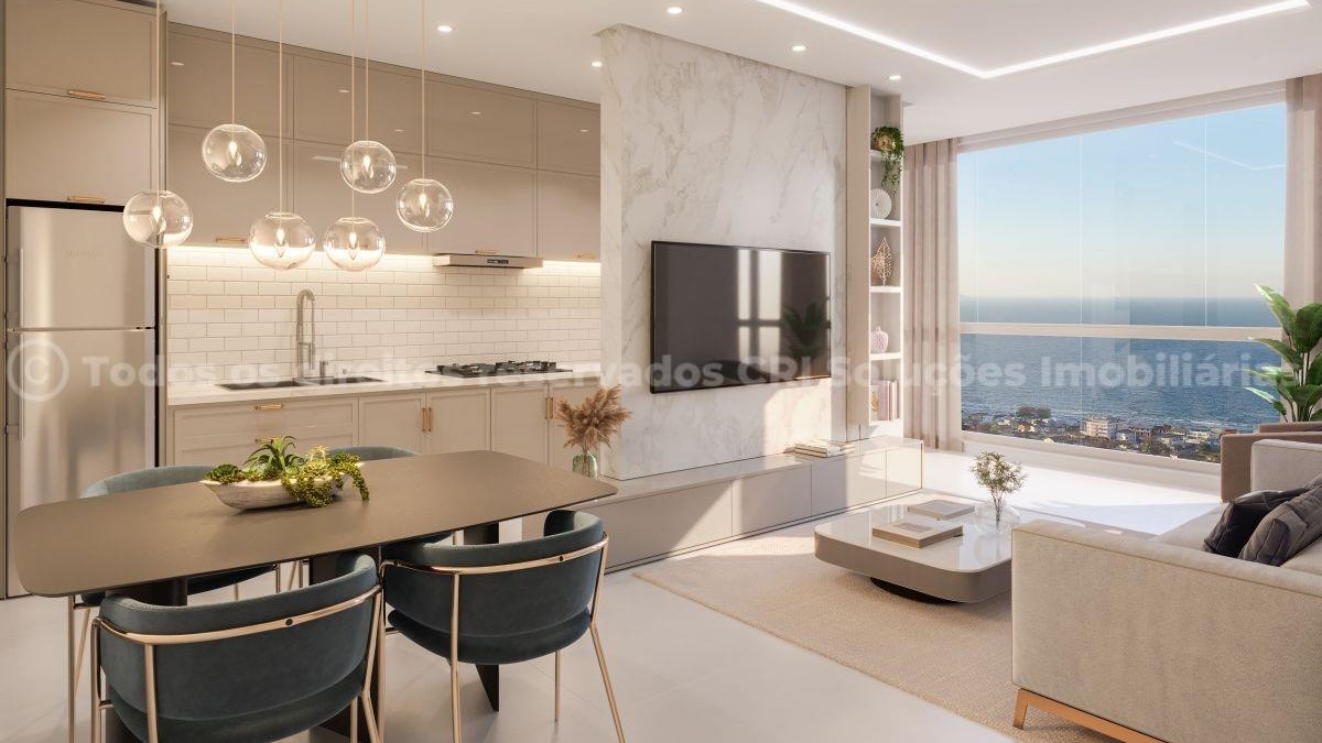 Apartamento 83,50m² com 3 Dormitórios no Edifício AP Towers em Balneário Perequê, Porto Belo
