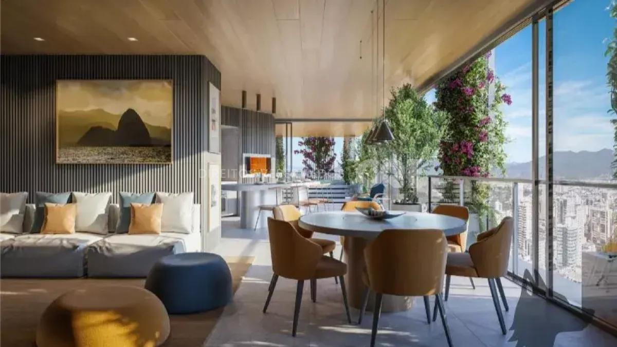Apartamento com 4 suítes no Edifício Vitreo 271 na Meia Praia em Itapema