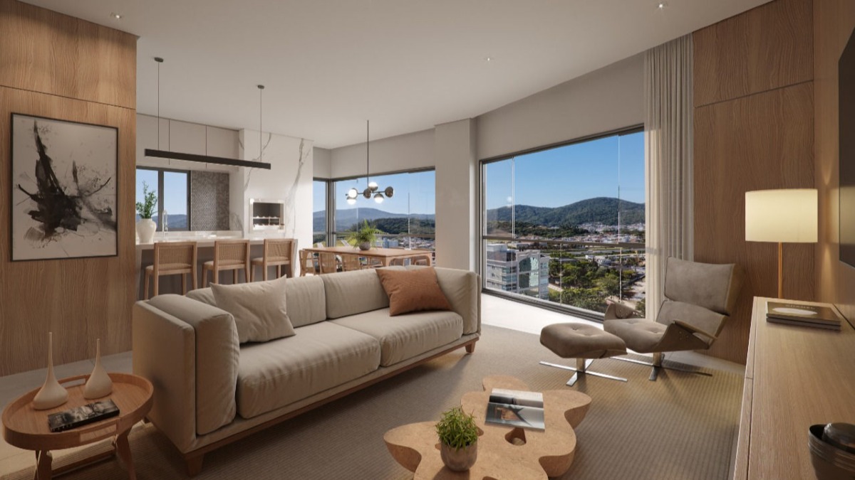 Apartamento no edifício Riverside com 04 suítes no Centro em Itapema