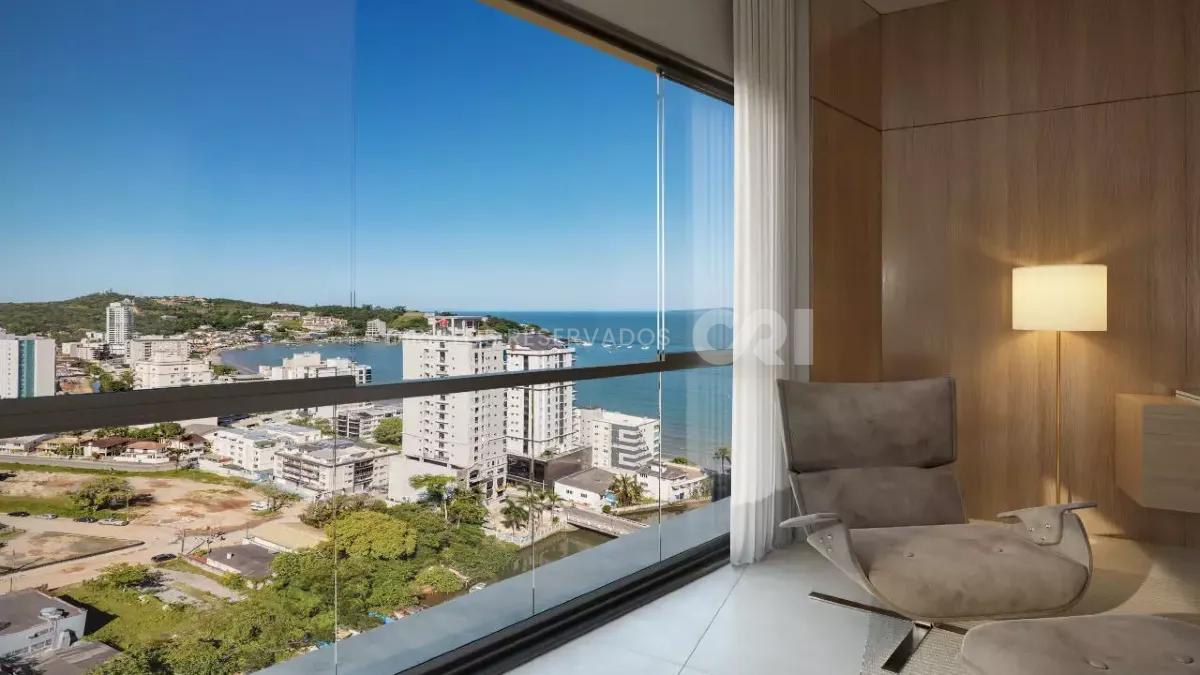 Apartamento com 4 suítes no Edifício Riverside no Centro de Itapema