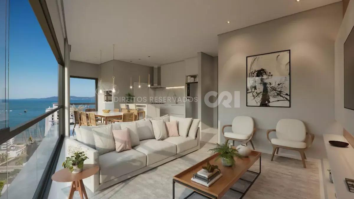 Apartamento com 4 suítes no Edifício Riverside no Centro de Itapema