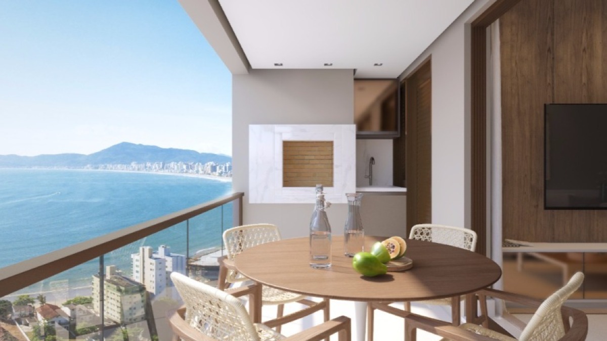 Apartamento com 3 Suítes no Belmare Residence no Canto da Praia em Itapema