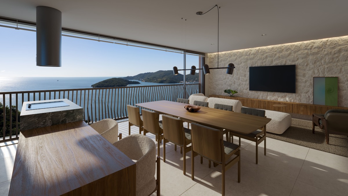 Apartamento com 3 Suítes no Vieiras no Vila Nova em Porto Belo