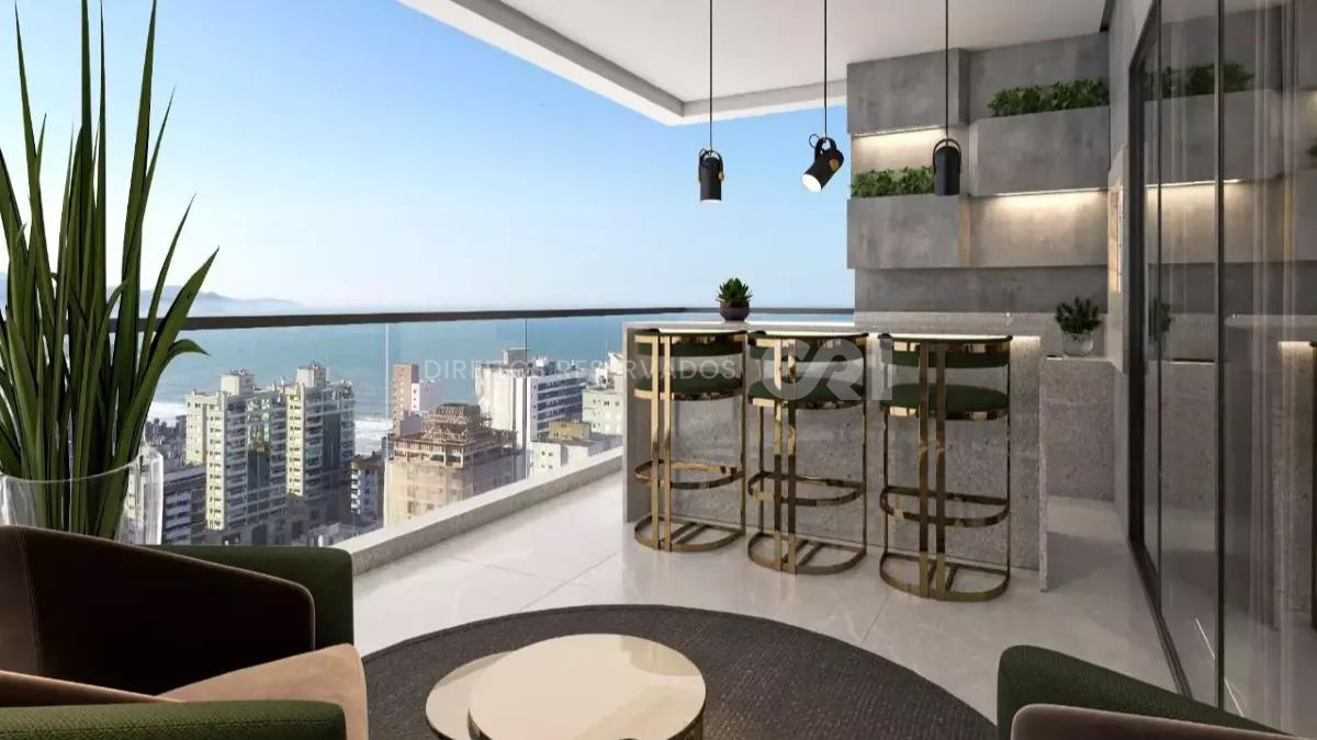 Apartamento com 3 suítes no Sea’s Garden na Meia Praia em Itapema