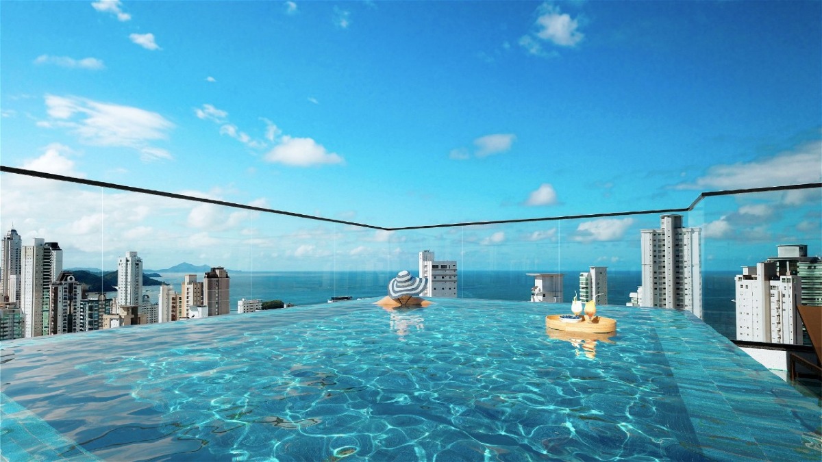 Apartamento no Edifício Cape Town no Centro de Balneário Camboriú