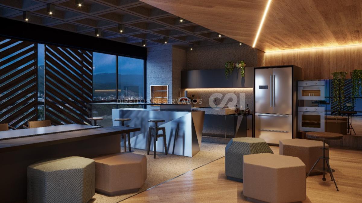 Apartamento com 4 suítes no Edifício The Edge Tower em Balneário Perequê, Porto Belo