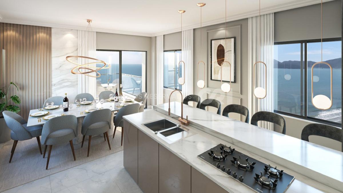 Apartamento com 3 suítes no Edifício Gran Vista em Perequê, Porto Belo