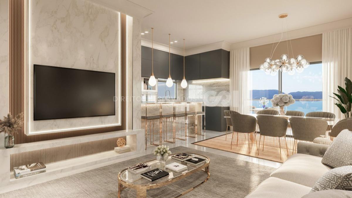 Apartamento com 3 suítes no Edifício Gran Vista em Perequê, Porto Belo