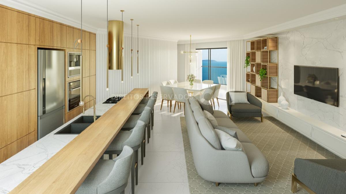 Apartamento com 3 suítes no Edifício Gran Vista em Perequê, Porto Belo