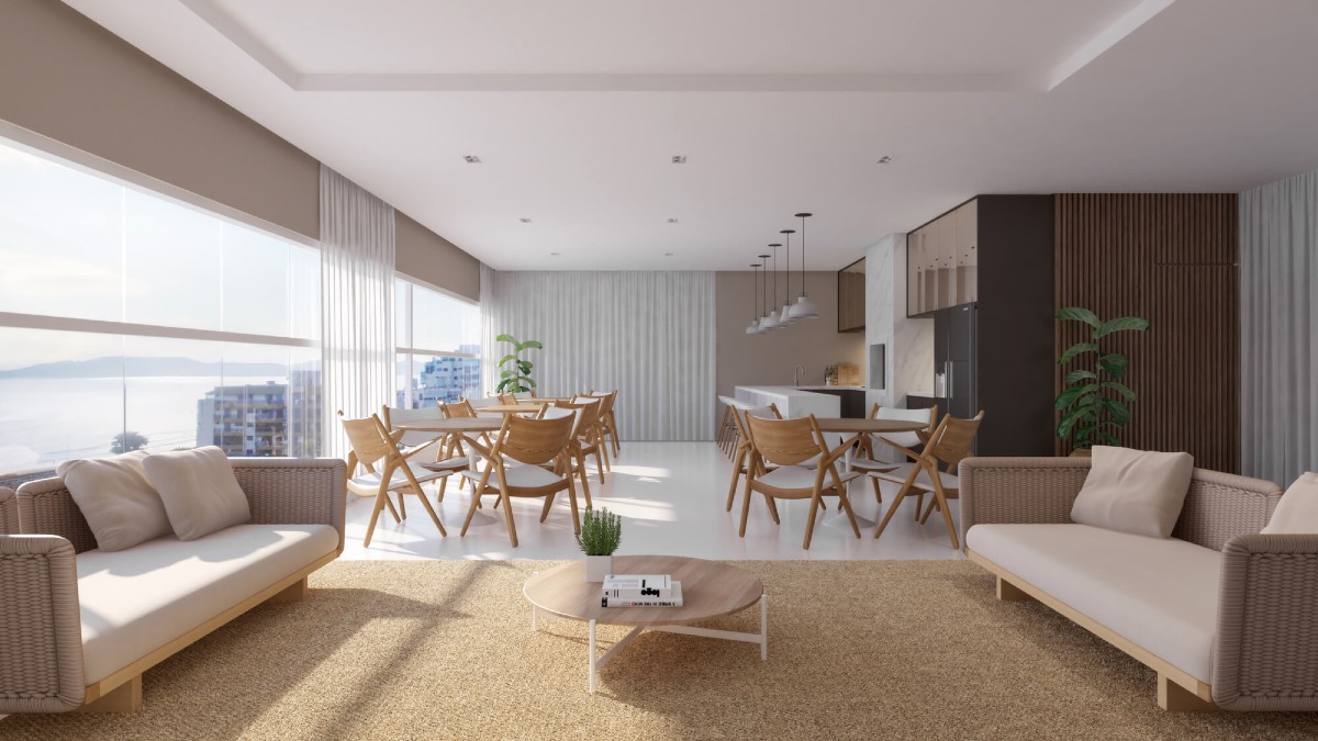 Apartamento com 2 quartos no Edifício Blue View no Morretes em Itapema