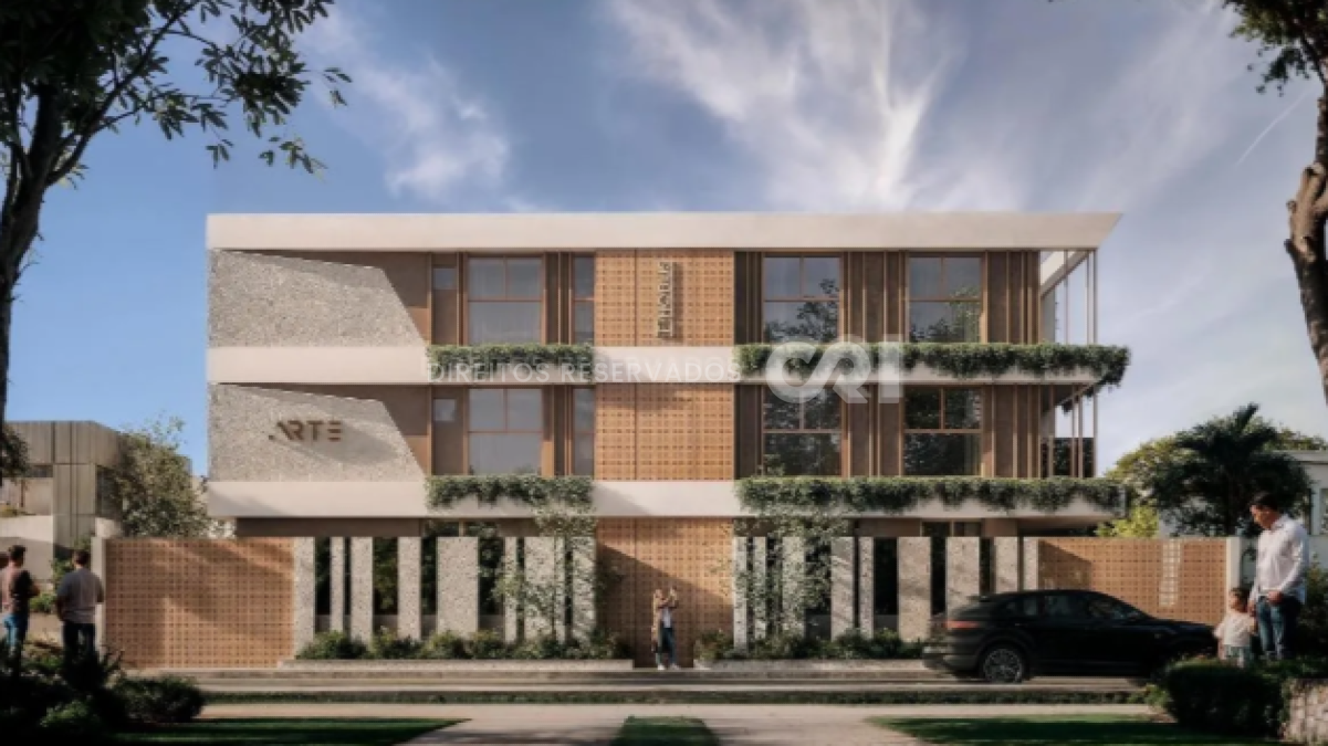 Apartamento Garden com 2 suítes no Edifício Arte Fhobus na Praia dos Amores em Balneário Camboriú