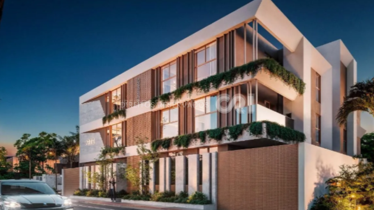 Apartamento Garden com 2 suítes no Edifício Arte Fhobus na Praia dos Amores em Balneário Camboriú