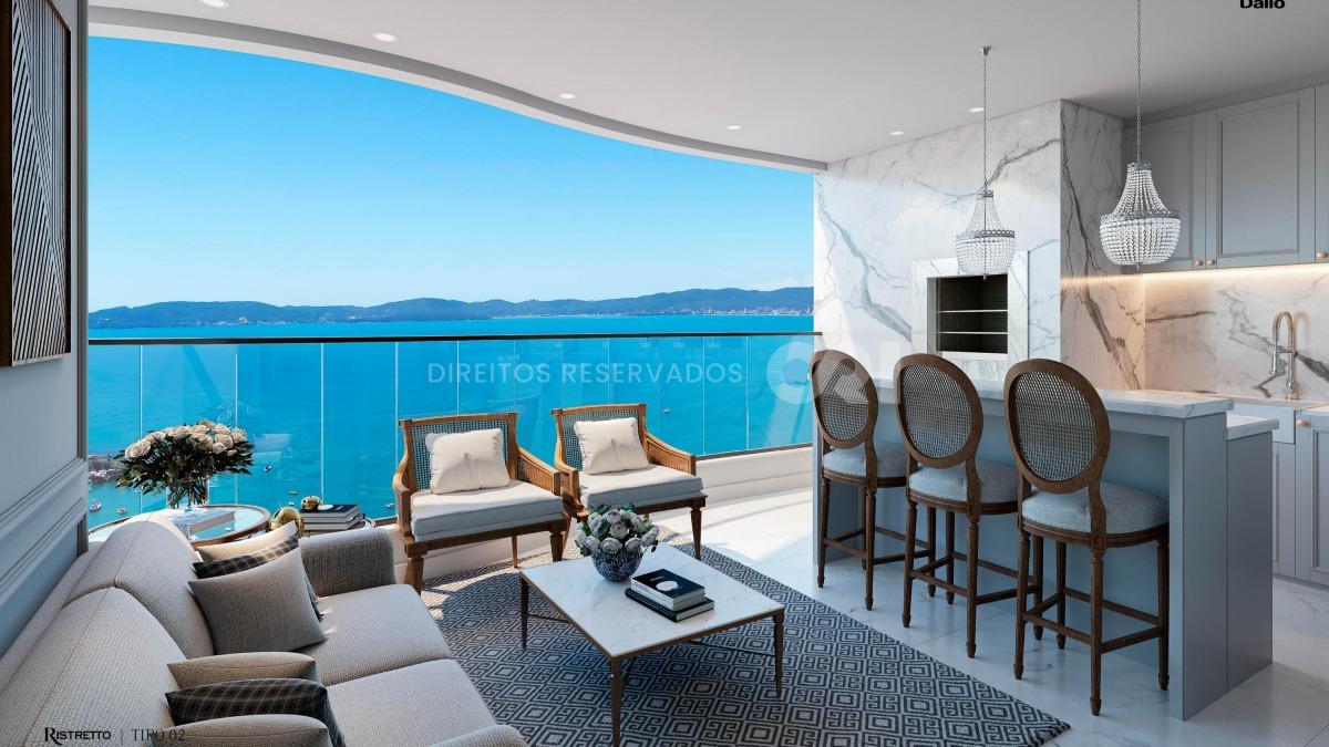 Apartamento com 4 Suítes no Ristretto Residence no Canto da Praia em Itapema 