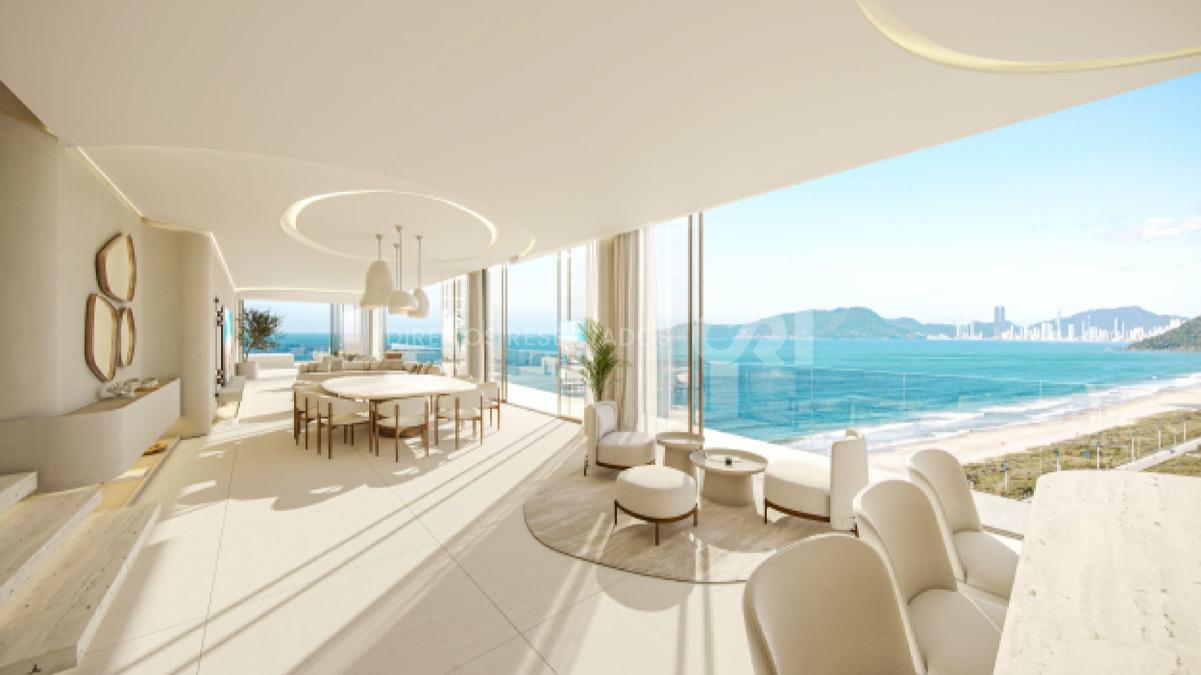 Apartamento frente mar com 4 suítes no Scenarium na Praia Brava, Itajaí  