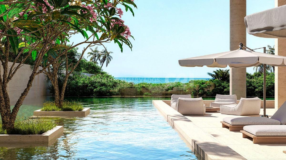 Apartamento frente mar com 4 suítes no Scenarium na Praia Brava, Itajaí  