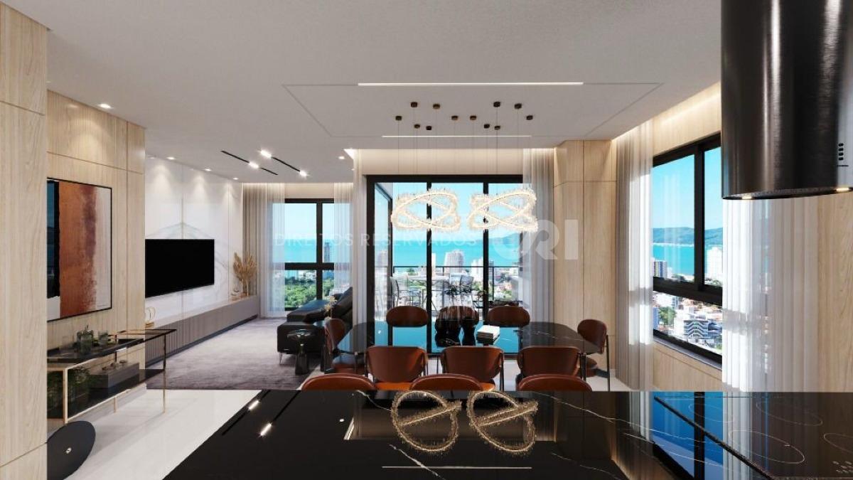 Apartamento com 3 suítes no Edifício Sun Beach em Perequê, Porto Belo