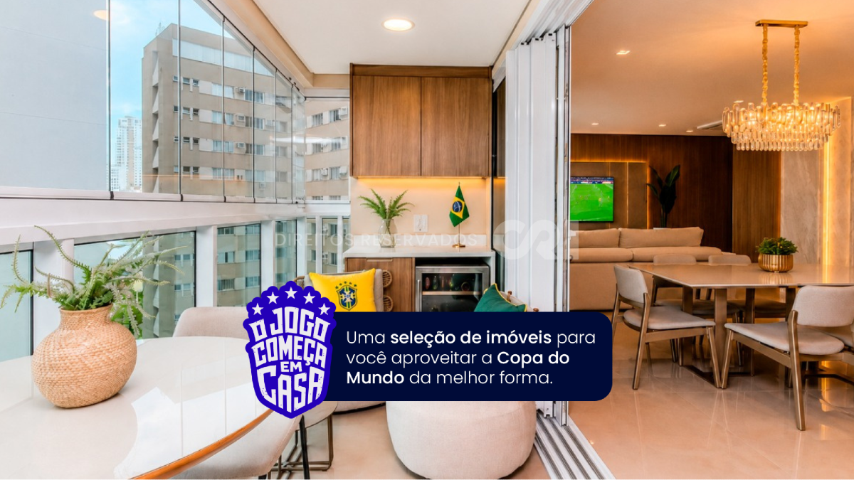 COPA: Apartamento com 3 suítes no Santé Boutique Residence no Bairro Pioneiros em Balneário Camboriú