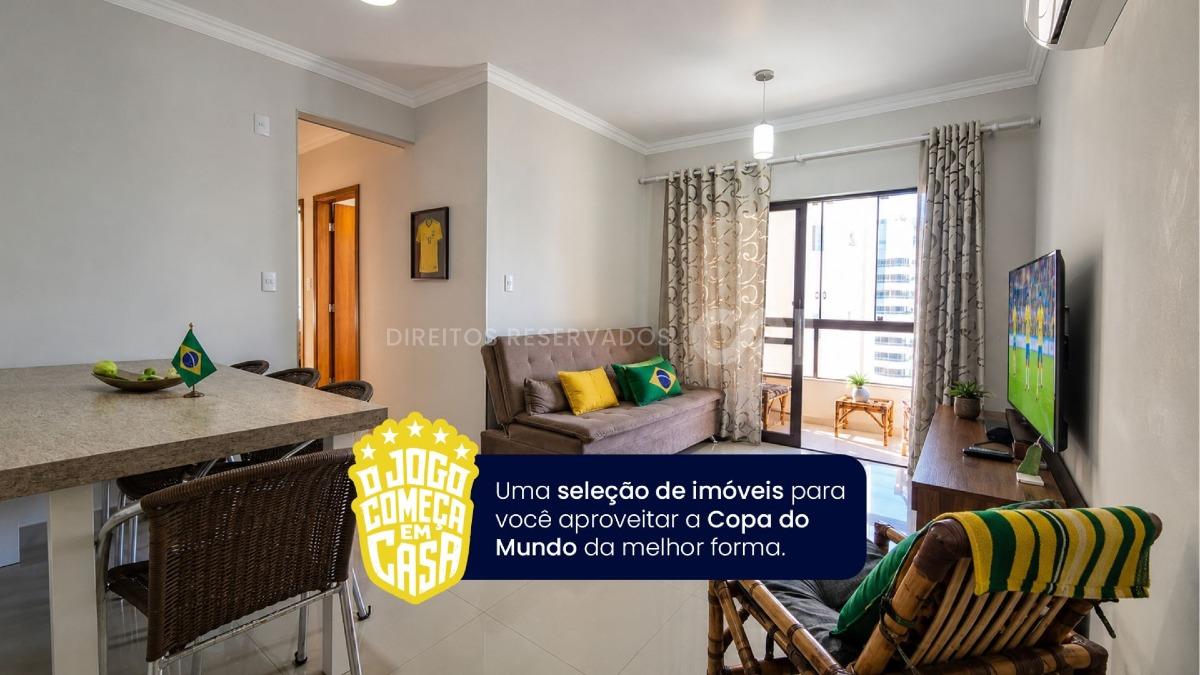 COPA: Apartamento com 2 Quartos no Residencial Anelise no Centro de Balneário Camboriú