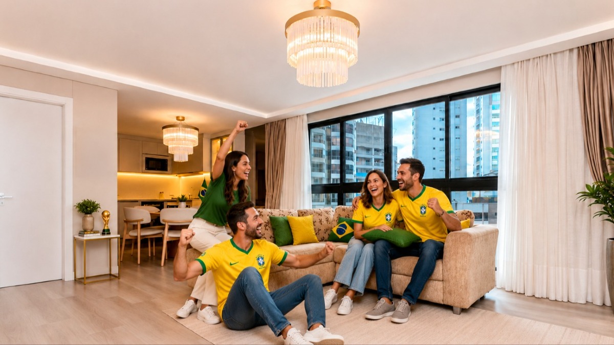 COPA: Apartamento com 3 suítes no Edifício Sauer Residence no Centro em Balneário Camboriú