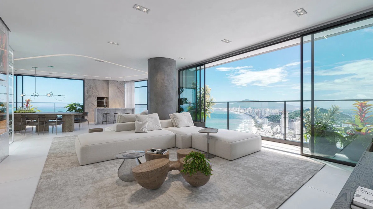 Apartamento com 4 suítes no Redentor Residencial no Centro de Itapema