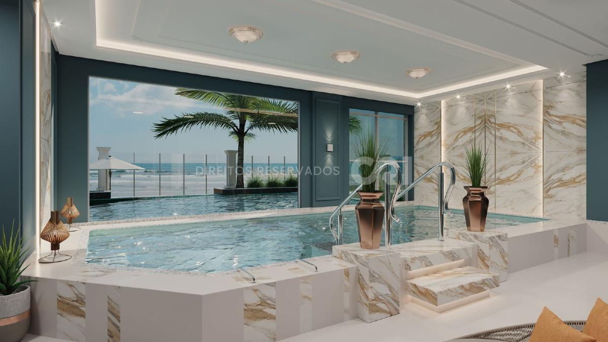 Apartamento com 4 suítes Le Biarritz Résidence na Meia Praia em Itapema
