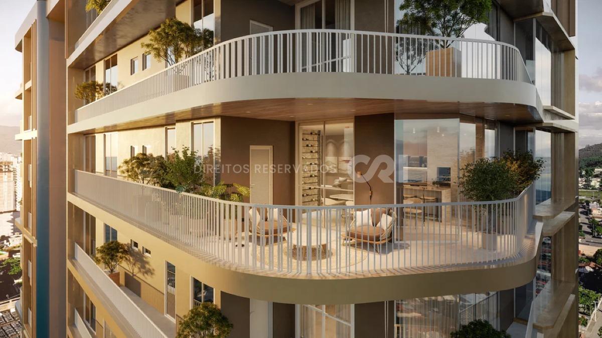 Apartamento com 3 suítes no Edifício Villa Lobos no Perequê em Porto Belo