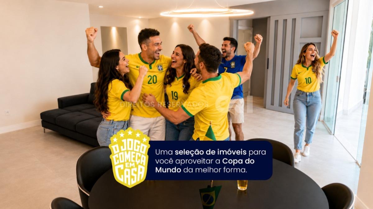 COPA: Apartamento com 4 suítes no Residencial Águas Cristalinas na Meia Praia, Itapema