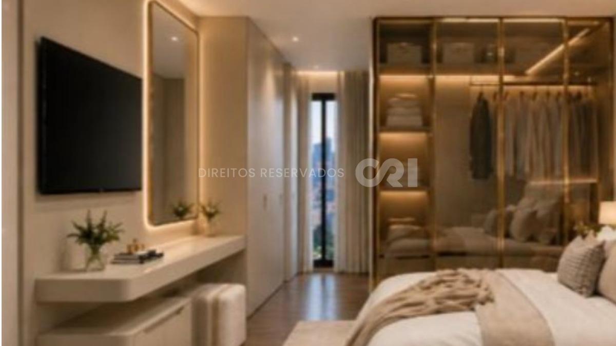 Apartamento de 153 m² com 4 e suítes Zaha Building na Meia Praia, Itapema