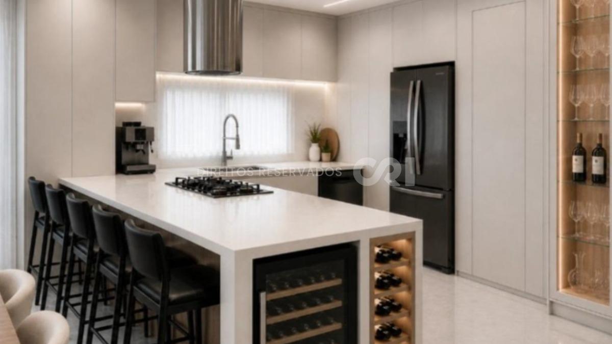 Apartamento de 153 m² com 4 e suítes Zaha Building na Meia Praia, Itapema