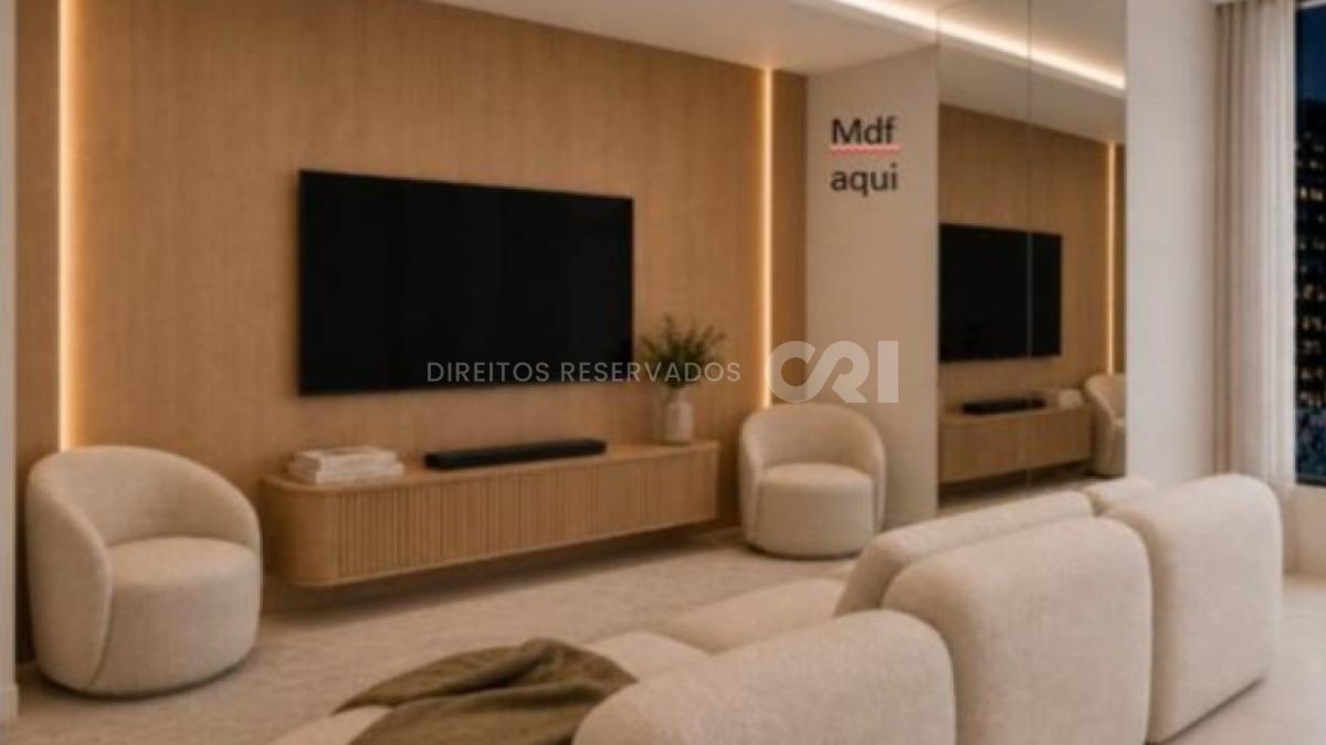 Apartamento de 153 m² com 4 e suítes Zaha Building na Meia Praia, Itapema