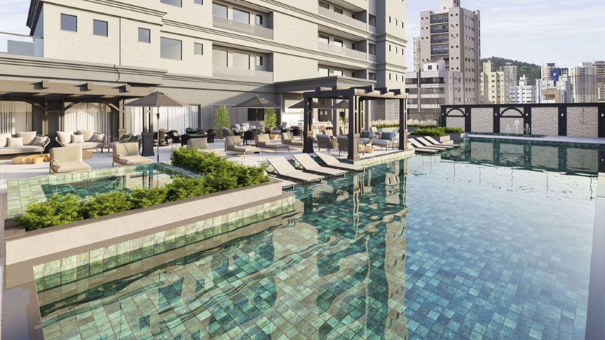Apartamento de Alto Padrão com 4 Suítes no La Rocca no Centro em Itapema