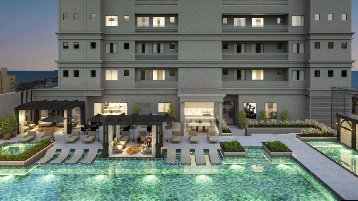 Apartamento com 4 Suítes no Edifício La Rocca no Centro de Itapema