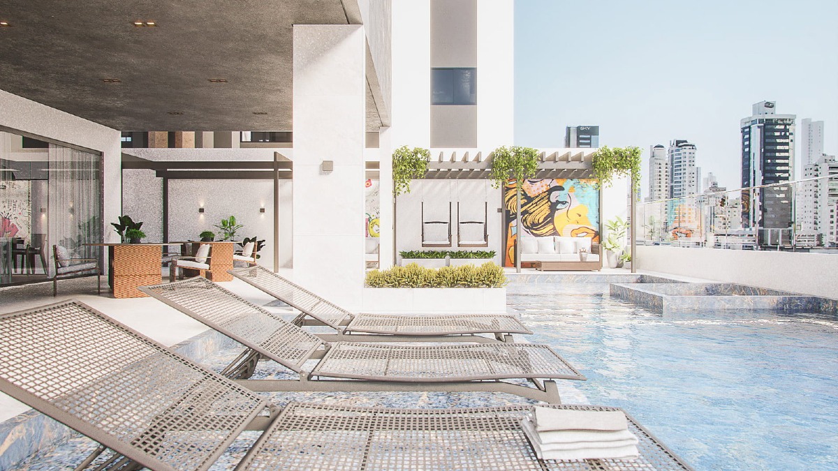 Apartamento com 2 Quartos no NF Moov Home Club no Bairro Nações em Balneário Camboriú