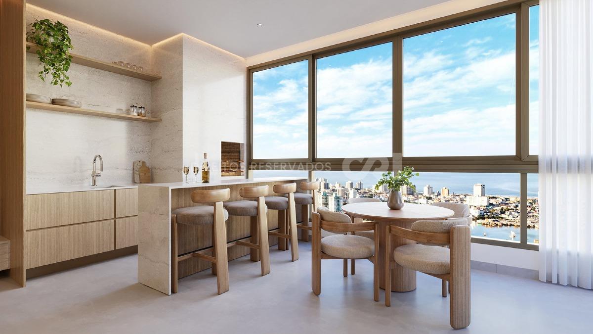 Apartamento com 3 Quartos no Vista Mare no Bairro Fazenda em Itajaí
