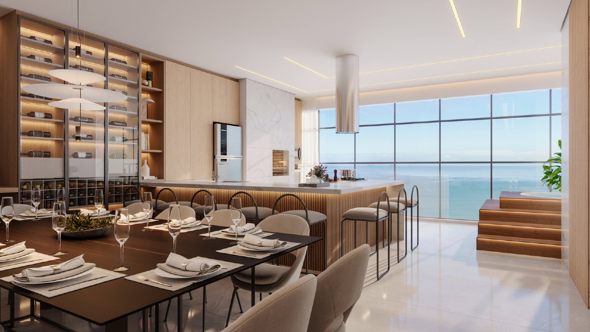 Apartamento com 4 Suítes no Burj Exclusive Residence em Balneário Perequê, Porto Belo